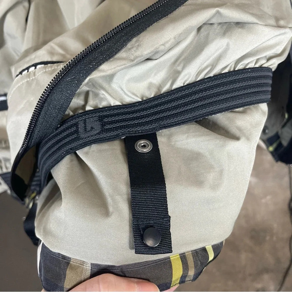 Burton dream dry ride women’s snowboarding jacket yellow plaid medium thermal - Picture 10 of 14